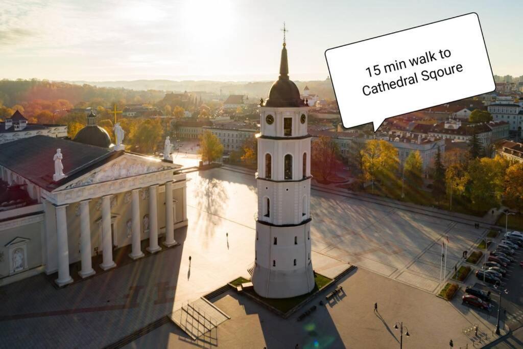 Amazing View Central Studio Apartment VNO Esterno foto